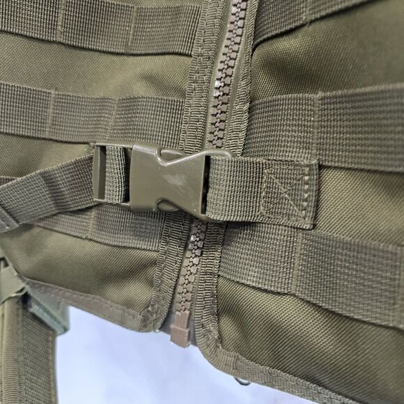 Rothco Vest Green Tactical Molle Assault Bug Out Military Paintball Airsoft Hip - Picture 3 of 11
